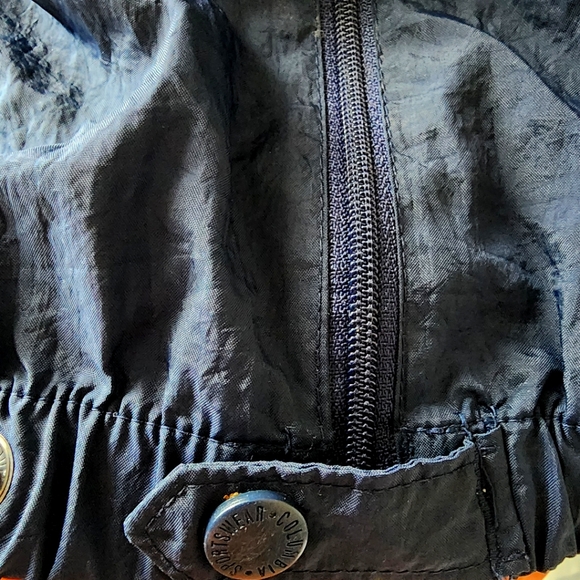 Columbia Mens Lightweight Packable Navy Blue Storm Rain Wind Pants Size Medium - Picture 5 of 10